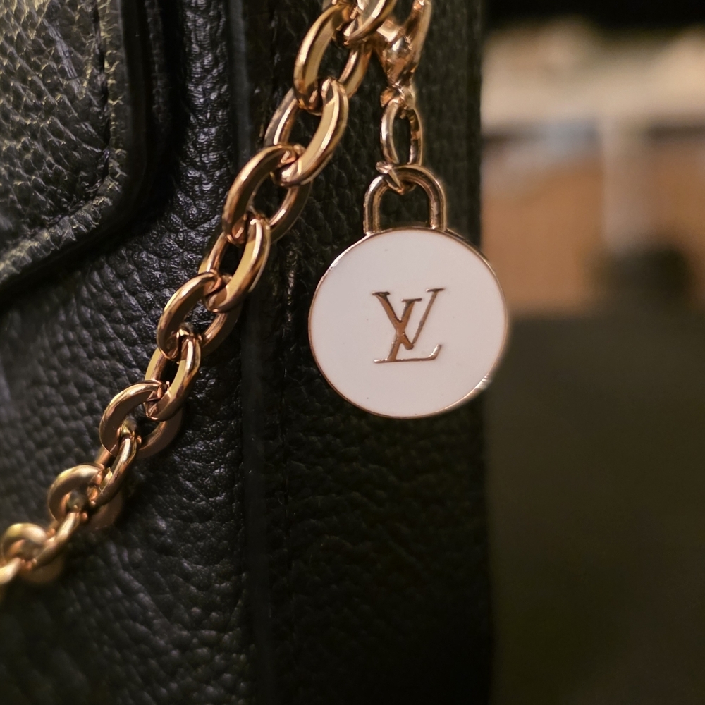 LOUIS VUITTON Upcycled Charm Double Sided